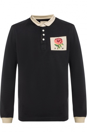 Floral motif polo shirt, zdjęcie 1 Floral motif polo shirt od Kent & Curwen